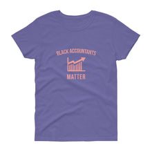 Load image into Gallery viewer, Black Accountants Matter (logo) - Women's short sleeve t-shirt