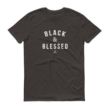 Load image into Gallery viewer, Black and Blessed - Men's Short-Sleeve T-Shirt