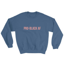 Load image into Gallery viewer, black-pride-clothing-pro-black-af-blue-sweatshirt