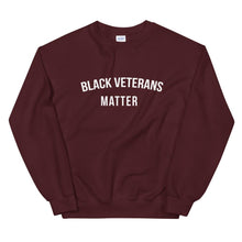 Load image into Gallery viewer, Black Veterans Matter - Unisex Sweatshirt