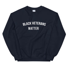 Load image into Gallery viewer, Black Veterans Matter - Unisex Sweatshirt