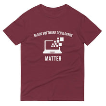 Load image into Gallery viewer, Black Software Developers Matter - Unisex Short-Sleeve T-Shirt