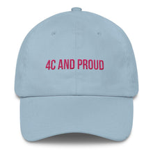 Load image into Gallery viewer, my-pride-apparel-black-owned-clothing-brand-light-blue-4c-and-proud-hat