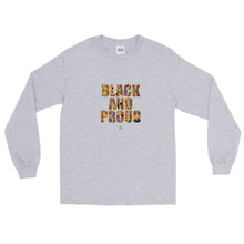 Load image into Gallery viewer, Black and Proud African Print - Long Sleeve T-Shirt