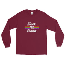 Load image into Gallery viewer, Black and Proud (Proud) - Long Sleeve T-Shirt