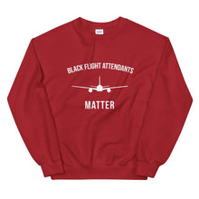 Load image into Gallery viewer, Black Flight Attendants Matter - Unisex Sweatshirt