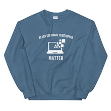 Load image into Gallery viewer, Black Software Developers Matter - Unisex Sweatshirt