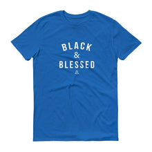 Load image into Gallery viewer, Black and Blessed - Men's Short-Sleeve T-Shirt