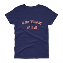 Load image into Gallery viewer, Black Dietitians - Women's short sleeve t-shirt