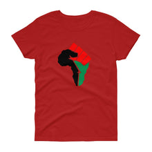 Load image into Gallery viewer, African Fist - Women's short sleeve t-shirt