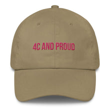 Load image into Gallery viewer, Black-owned-clothing-melanin-khaki-4c-and-proud-hat-my-pride-apparel