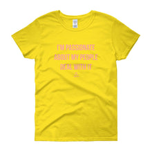 Load image into Gallery viewer, I'm Passionate About My People Deal With It - Women's short sleeve t-shirt