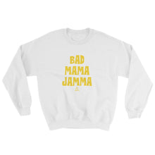 Load image into Gallery viewer, black-clothing-brand-bad-mama-jamma-sweatshirt-white-my-pride-apparel