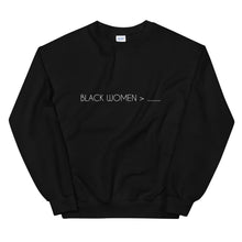 Load image into Gallery viewer, Black Women Greater Than - Sweatshirt