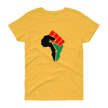 Load image into Gallery viewer, African Fist - Women's short sleeve t-shirt