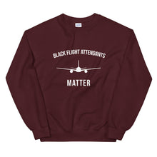 Load image into Gallery viewer, Black Flight Attendants Matter - Unisex Sweatshirt