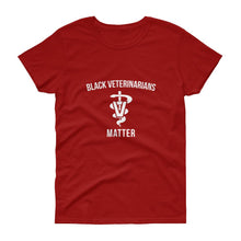 Load image into Gallery viewer, Black Veterinarians Matter - Women's short sleeve t-shirt
