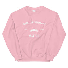Load image into Gallery viewer, Black Flight Attendants Matter - Unisex Sweatshirt