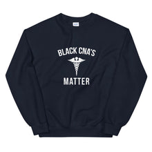 Load image into Gallery viewer, Black CNA's Matter - Unisex Sweatshirt