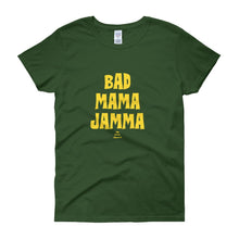 Load image into Gallery viewer, black-owned-clothing-t-shirt-bad-mama-jamma-short-sleeve-green