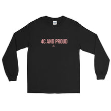 Load image into Gallery viewer, black-pride-clothing-4c-and-proud-black-sweatshirt