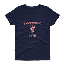 Load image into Gallery viewer, Black Veterinarians Matter (logo) - Women's short sleeve t-shirt