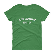 Load image into Gallery viewer, Black Counselors Matter - Women's short sleeve t-shirt