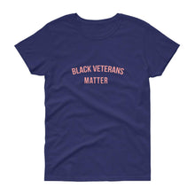 Load image into Gallery viewer, Black Veterans Matter - Women's short sleeve t-shirt