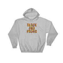 Load image into Gallery viewer, Black and Proud African Print - Hoodie