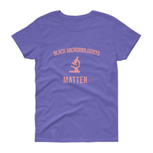 Load image into Gallery viewer, Black Microbiologists Matter -Women's short sleeve t-shirt