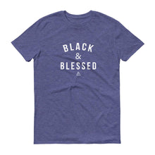 Load image into Gallery viewer, Black and Blessed - Men's Short-Sleeve T-Shirt