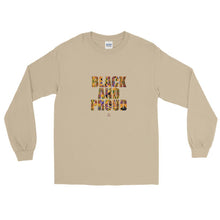 Load image into Gallery viewer, Black and Proud African Print - Long Sleeve T-Shirt