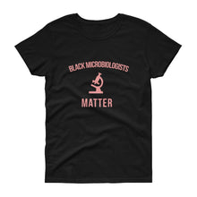 Load image into Gallery viewer, Black Microbiologists Matter -Women's short sleeve t-shirt