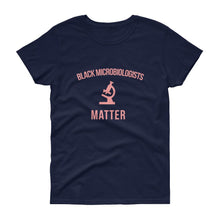 Load image into Gallery viewer, Black Microbiologists Matter -Women's short sleeve t-shirt