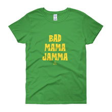 Load image into Gallery viewer, black-owned-clothing-t-shirt-bad-mama-jamma-short-sleeve-apple-green
