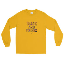 Load image into Gallery viewer, Black and Proud African Print - Long Sleeve T-Shirt