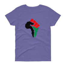 Load image into Gallery viewer, African Fist - Women's short sleeve t-shirt