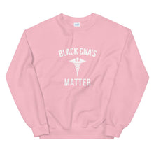 Load image into Gallery viewer, Black CNA's Matter - Unisex Sweatshirt