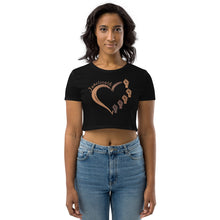Load image into Gallery viewer, Juneteenth Heart - Crop Top