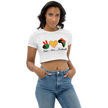 Load image into Gallery viewer, Peace Love Juneteenth - Crop Top
