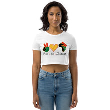 Load image into Gallery viewer, Peace Love Juneteenth - Crop Top