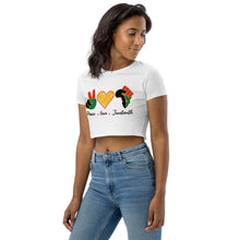 Load image into Gallery viewer, Peace Love Juneteenth - Crop Top