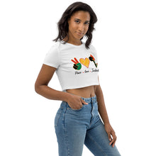 Load image into Gallery viewer, Peace Love Juneteenth - Crop Top