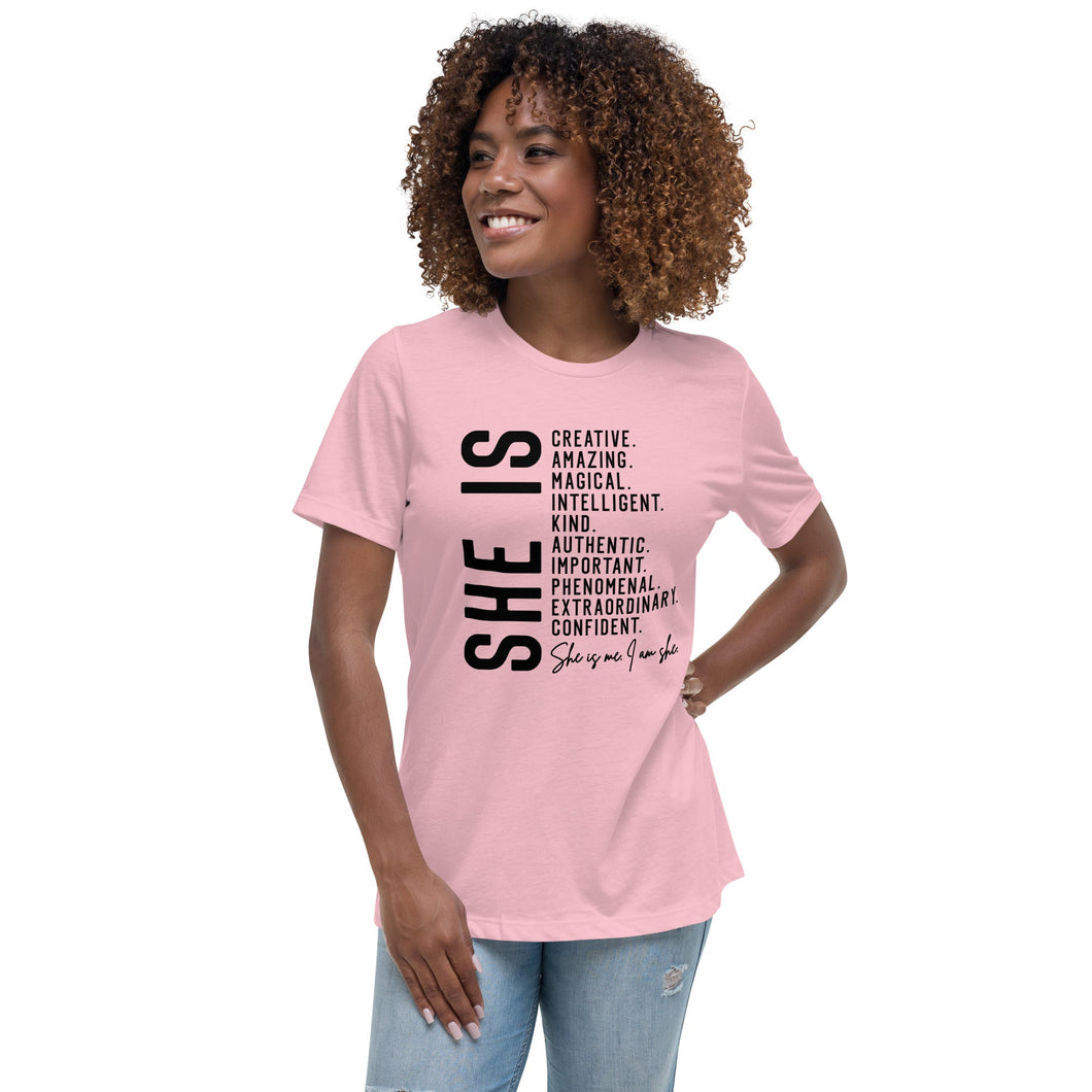 She Is - Women's Short Sleeve T-Shirt