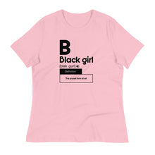 Load image into Gallery viewer, Black Girl Definition - Women's Short Sleeve T-Shirt
