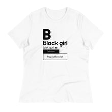 Load image into Gallery viewer, Black Girl Definition - Women's Short Sleeve T-Shirt