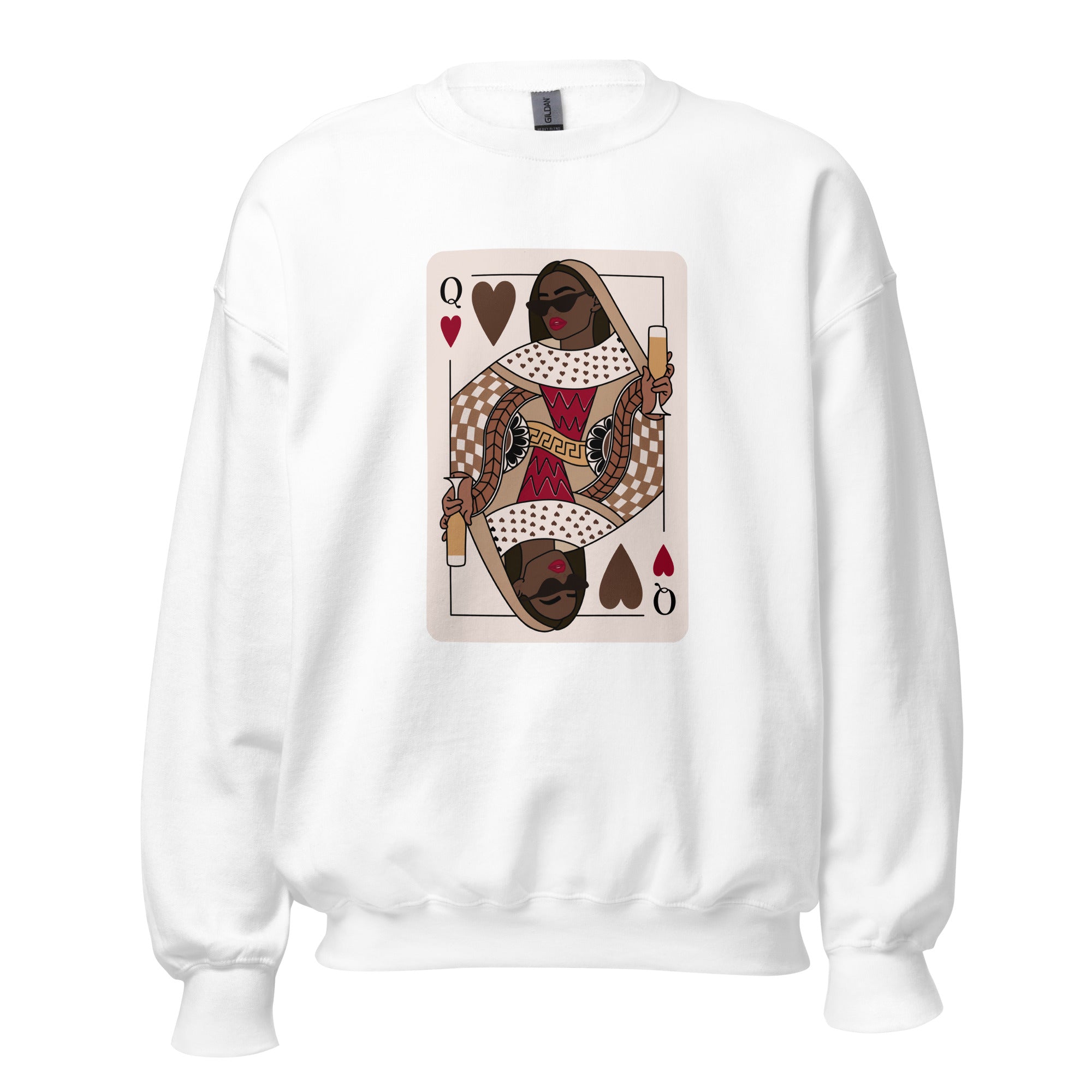 Black Queen Card Sweatshirt – My Pride Apparel