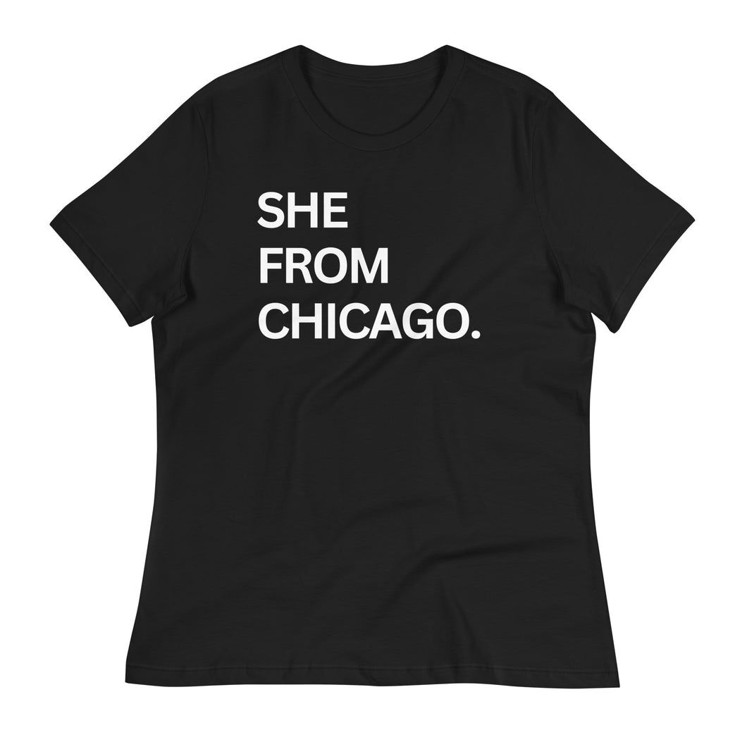 She From Chicago - Women's Short Sleeve T-Shirt