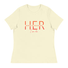 Load image into Gallery viewer, Her Worth Women&#39;s Short Sleeve T-Shirt
