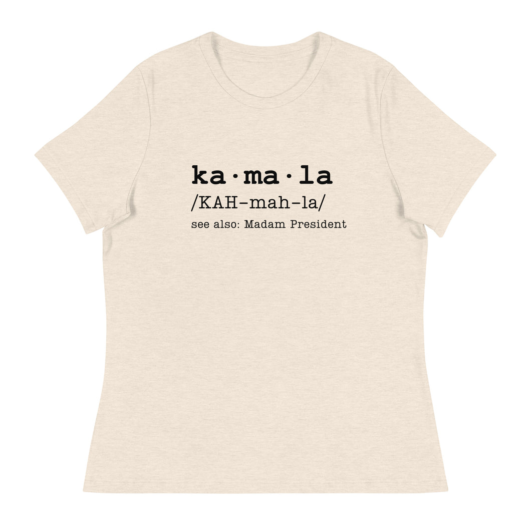 Kamala (Madam President) - Women's Short Sleeve T-Shirt